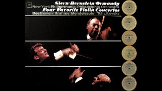 4 Violin Concertos ft Isaac Stern, Bernstein, Ormandy, New York Philharmonic, Philadelphia Orchestra