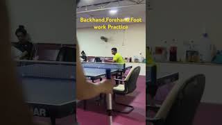 Backhand,Forehand,Footwork Drill