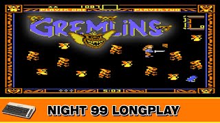 Gremlins ATARI 800 XL - Night 99 Full Playthrough