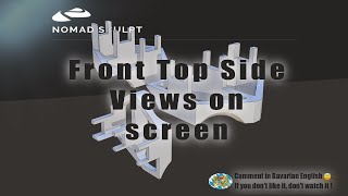 Nomad Sculpt - Multiple Views on Screen - Front Top Side View (V1.71 -6.1.2023)