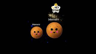 Planet Mercury Dance with Space #shorts