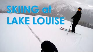 Skiing at Lake Louise, Alberta, Canada: ANNA GOPRO HEADCAM | Mar 15, 2019