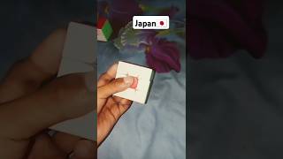 Japan brazil and canada flags on rubik's cube #comedy  #rubikscube #subscribe #aayuandpihushow