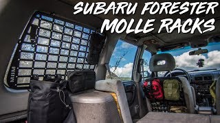 SUBARU FORESTER MOLLE RACKS for More Interior Storage