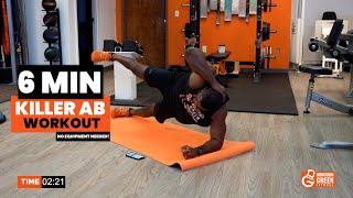 6 MINUTE KILLER AB WORKOUT |  Extremely Hard Ab Workout | No Equipment