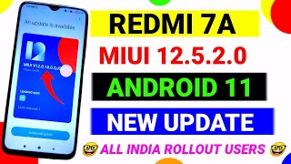 Redmi 7A MIUI 12.5.2.0 Update | Redmi 7A New Update | Redmi 7A Update|Redmi 7 Latest Update,Redmi 7A