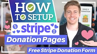 How To Create A Donation Form in Minutes for FREE! | Stripe Donation Landing Page