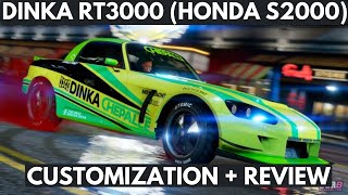 GTA 5 Online - NEW DINKA RT3000 (HONDA S2000) CUSTOMIZATION + REVIEW (Try before you buy)