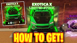 HOW TO GET EXOTICA X SHOWCASE In A DUSTY TRIP! Roblox