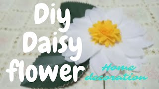 HOW TO MAKE DAISY FLOWERS .