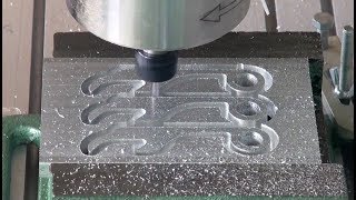 Milling Aluminium Bottle Openers CNC 6040 Router