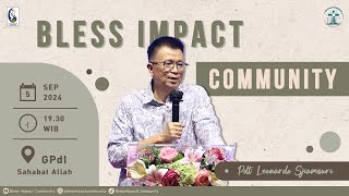 BIC 5 September 2024 Speaker By : Pdt. Leonardo Sjiamsuri