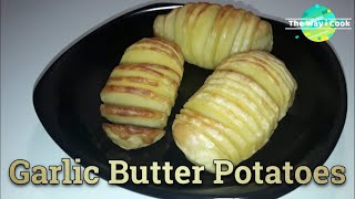 Garlic Butter Potatoes | Roasted Potatoes with Aromatic Butter