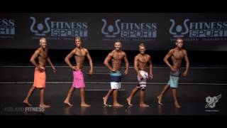 2017 IFBB Icelandic championships. Junior Men's Physique