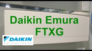 Daikin Emura FTXG, FTXJ главные особенности [2018]