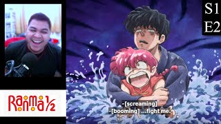 Sorry Im Laughing Too Much🤣🤣🤣 Ranma 1/2 S1 Eps 2 Reaction