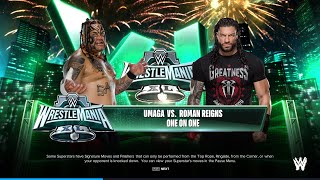 WWE 2K24 | Umaga vs Roman Reigns