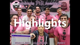 11/14/2024 - Aardvarks vs Juventus 32 (7:2) - (Highlights) - Winter-1, game 2