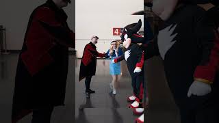 OH NO! Eggman steals Maria from shadow! cosplays found at german comic con 2023 #shorts