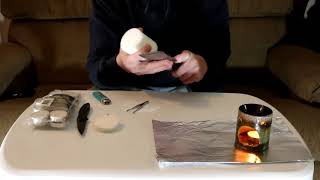 DIY Cotton Pad Firestarter