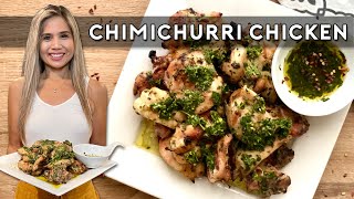 CHIMICHURRI CHICKEN | Grilling During Tropical Storm Hilary