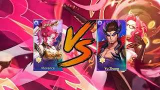 Florence vs Yu Zhong - Who's better?🤔 | Mobile Legends: Adventure