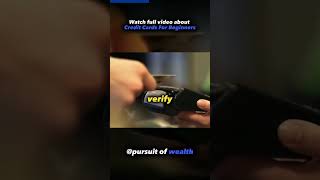 Credit cards for beginners  https://youtu.be/s5oNt9rf85E