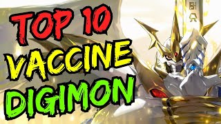 Top 10 BEST Vaccine Digimon! Vital Bracelet BE Memory Tier List! Arena App  Competitive!