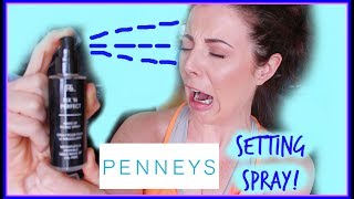 PENNEYS SETTING SPRAY *HONEST* REVIEW! [Laura's Views]