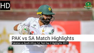 Pakistan vs South Africa 1st Test Day 2 Full Highlights 2021 Karachi WCC2 Gameplay