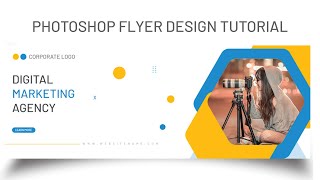 creative business social media facebook cover-banner | photoshop flyer design tutorial | flyer psd