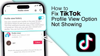 How To Fix TikTok Profile View Option Not Showing! [2024]