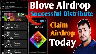 Blove Dapp Airdrop distribution success Today | BLove Dapp airdrop claim today | BLove Dapp