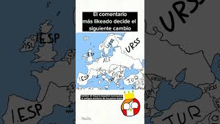 El #comentario más likeado decide el #siguiente cambio en #europa #like #countryballs #viral