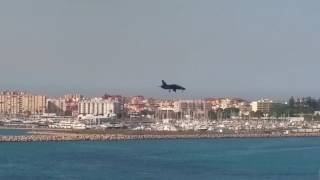 RAF Planes landing at Gibraltar 11-7-2016