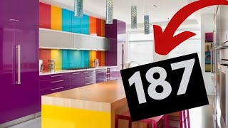 187 Colorful Kitchen Cabinets to Get Inspired By