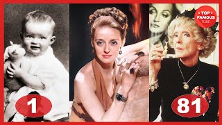 Bette Davis ⭐ Transformation From 1 To 81 Years Old