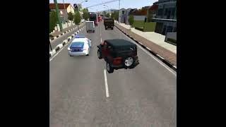 💥🔥 Speed Mahindra Thar driving game play || Bus simulator Indonesia download mod|| #short