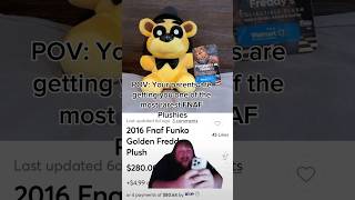 IM REALLY EXCITED FOR MY BIRTHDAY!!! #fnaf #fnafplush #fnafmemes #goldenfreddy #funny