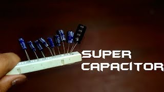 How to make a super Capacitor by electronic channel