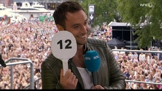 Måns Zelmerlöw, interview at VG-Lista, Oslo, Norway (20.06.2015)