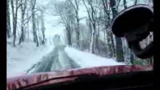 98 Dodge ram 4x4 taking to the ice. Part 1