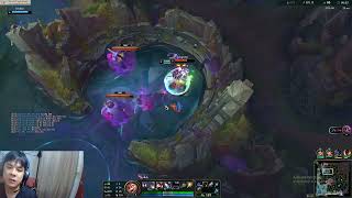 Tristana deals damage and pushes towers extremely fast against Master Yi