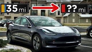 Tesla Preheat Test: How much range did I lose?