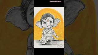 Cute ganesh ji drawing|#art #shorts #trending #viralshorts #creative