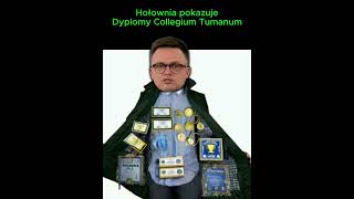 Hołownia pokazuje swoje dyplomy z Collegium Humanum #parodia