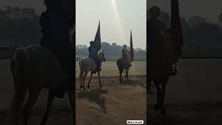 Horse riding NCC cadets 🔥 @balluvlogs #short #shorts #ncc #ncc_army #horse #kgf #statusvideo #viral