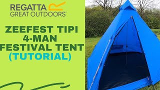 Zeefest Tipi 44-Man Festival Tent - Tutorial