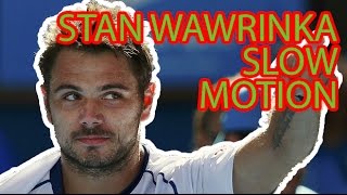 STAN WAWRINKA SLOW MOTION LONDON 2016 ATP WORLD TOUR FINALS (forehand, backhand, serve)