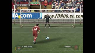 FIFA 08 - Liverpool FC vs. Arsenal FC (Rzuty Karne)